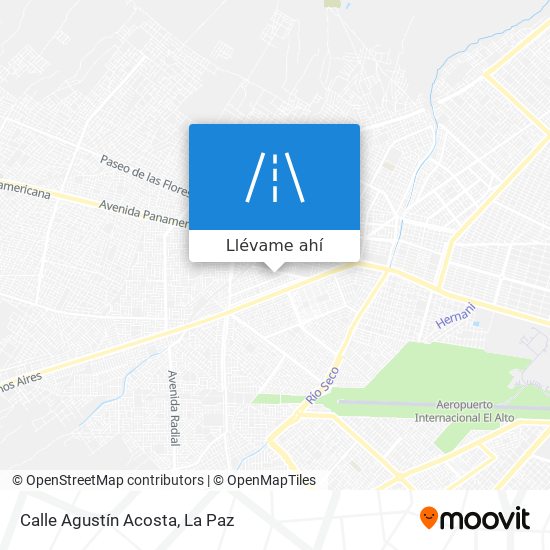 Mapa de Calle Agustín Acosta
