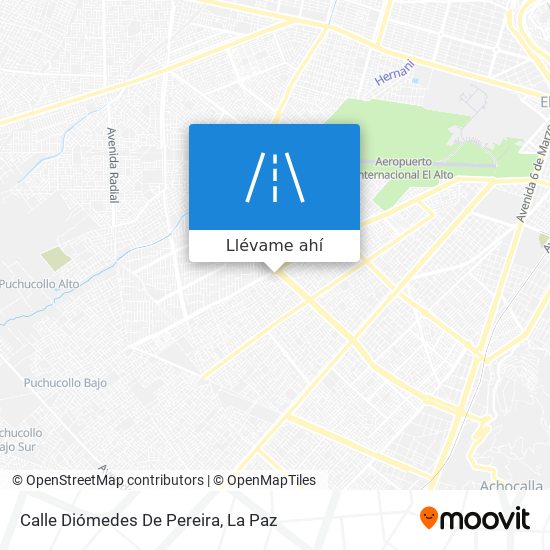 Mapa de Calle Diómedes De Pereira