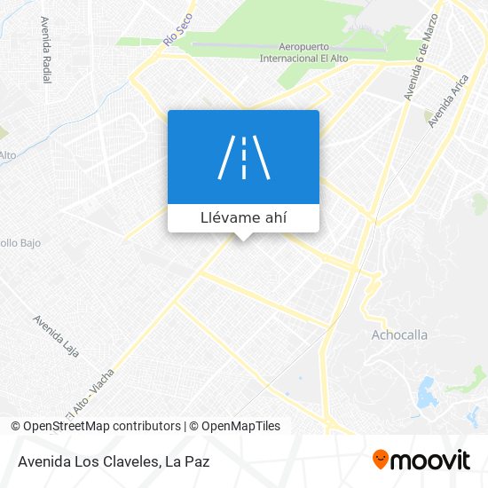 Mapa de Avenida Los Claveles