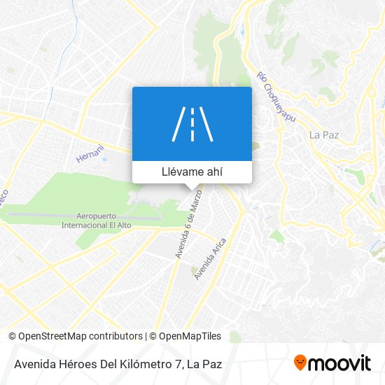 Mapa de Avenida Héroes Del Kilómetro 7