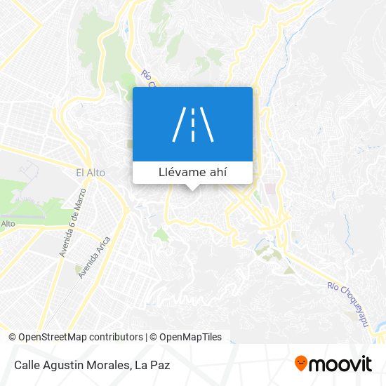 Mapa de Calle Agustin Morales