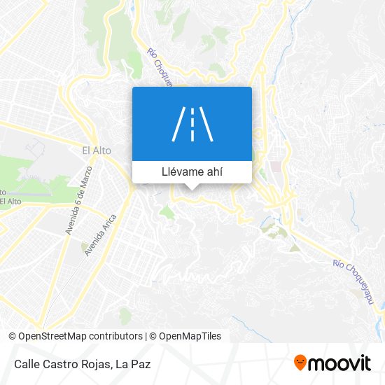 Mapa de Calle Castro Rojas