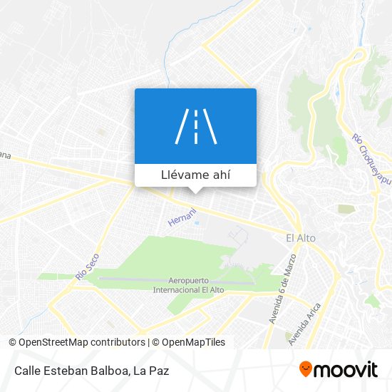 Mapa de Calle Esteban Balboa