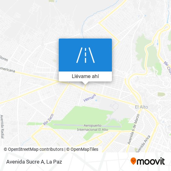 Mapa de Avenida Sucre A