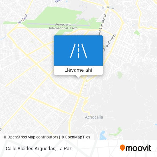 Mapa de Calle Alcides Arguedas