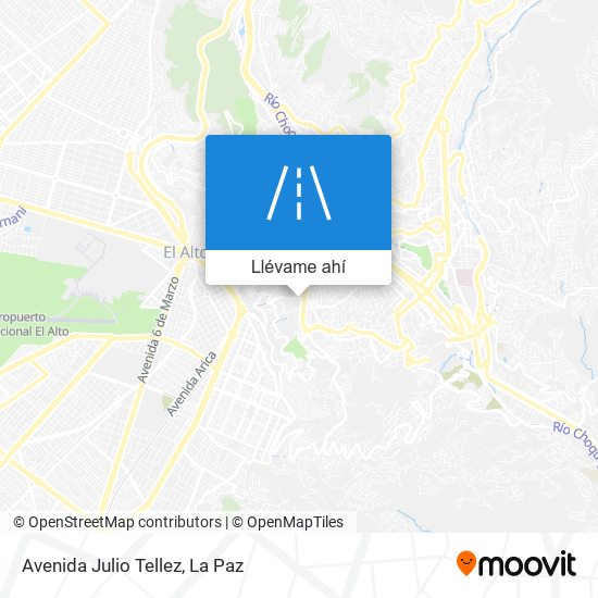 Mapa de Avenida Julio Tellez