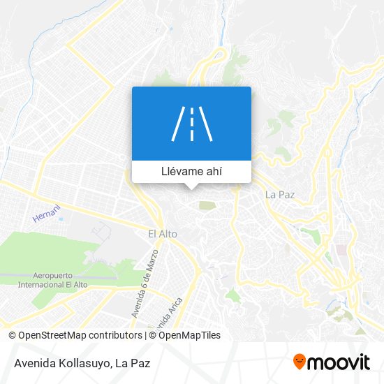 Mapa de Avenida Kollasuyo