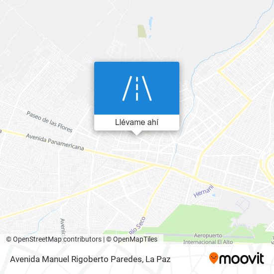 Mapa de Avenida Manuel Rigoberto Paredes