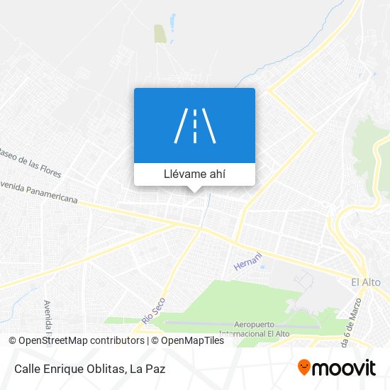 Mapa de Calle Enrique Oblitas