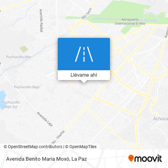 Mapa de Avenida Benito María Moxó