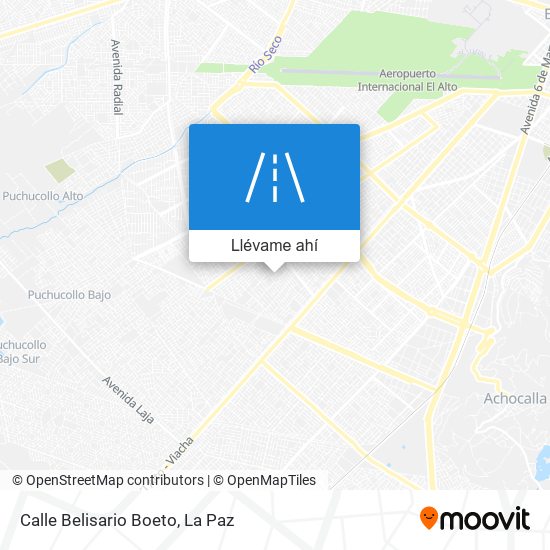 Mapa de Calle Belisario Boeto