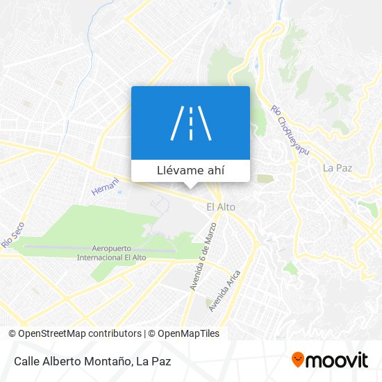 Mapa de Calle Alberto Montaño