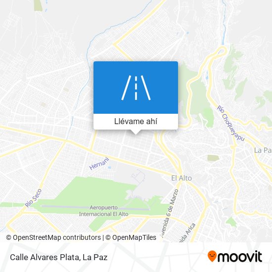 Mapa de Calle Alvares Plata