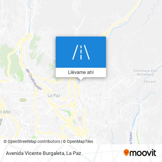 Mapa de Avenida Vicente Burgaleta