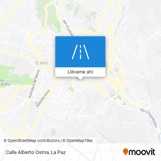 Mapa de Calle Alberto Ostria