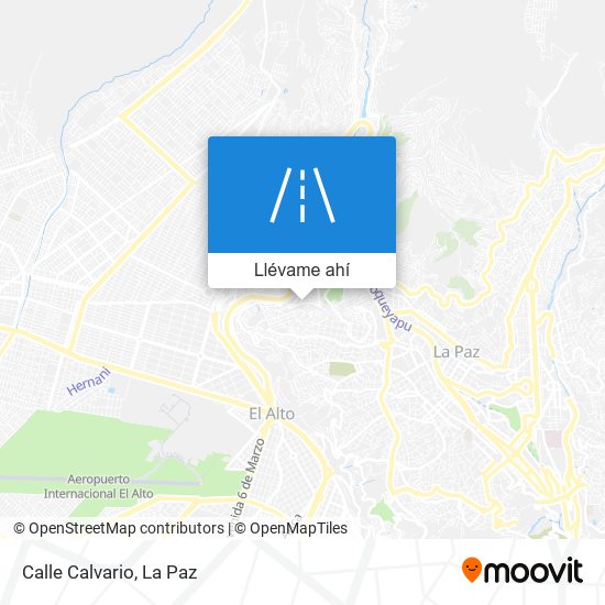 Mapa de Calle Calvario