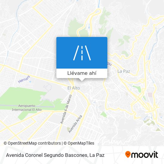 Mapa de Avenida Coronel Segundo Bascones
