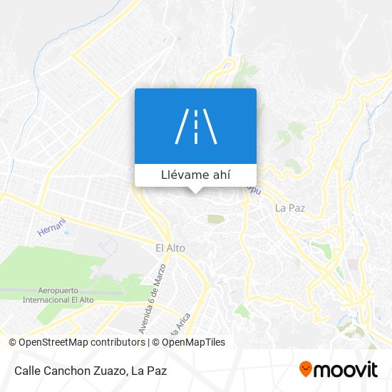 Mapa de Calle Canchon Zuazo