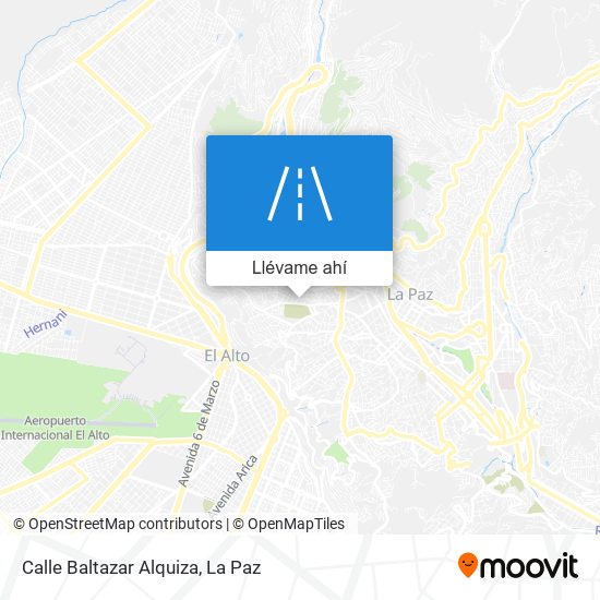 Mapa de Calle Baltazar Alquiza