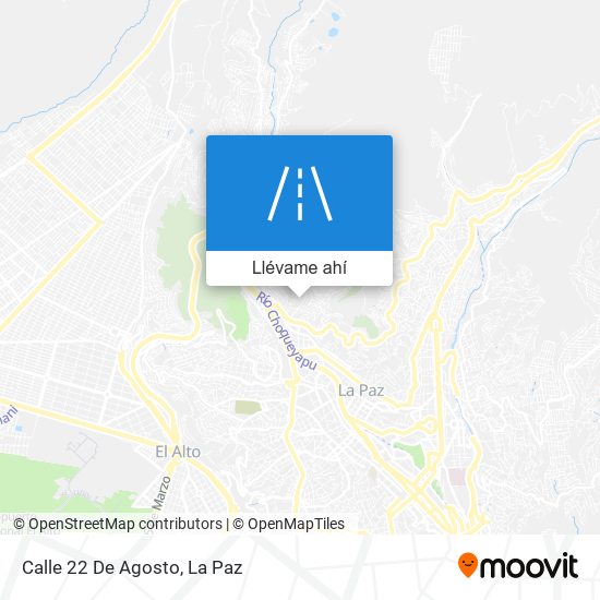 Mapa de Calle 22 De Agosto