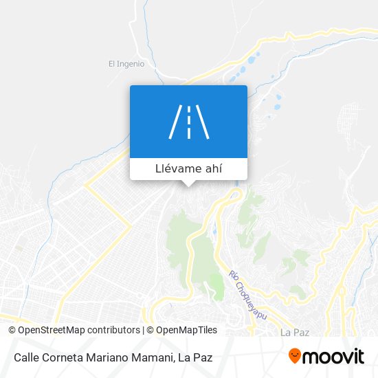 Mapa de Calle Corneta Mariano Mamani