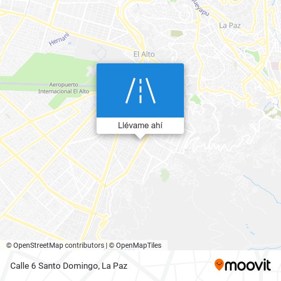 Mapa de Calle 6 Santo Domingo