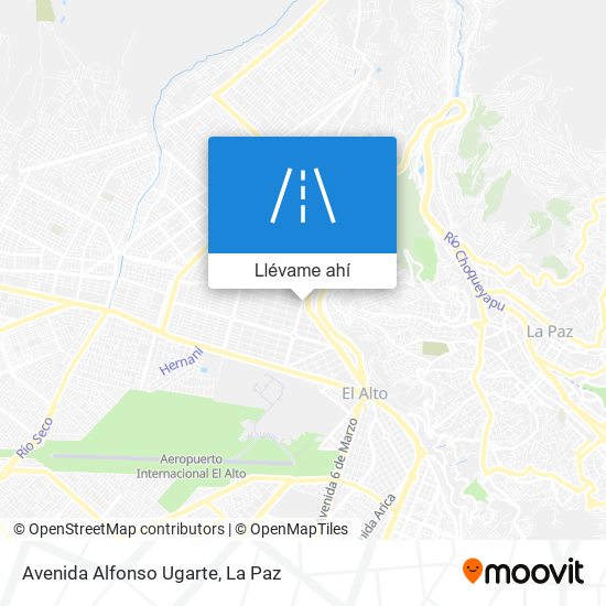 Mapa de Avenida Alfonso Ugarte