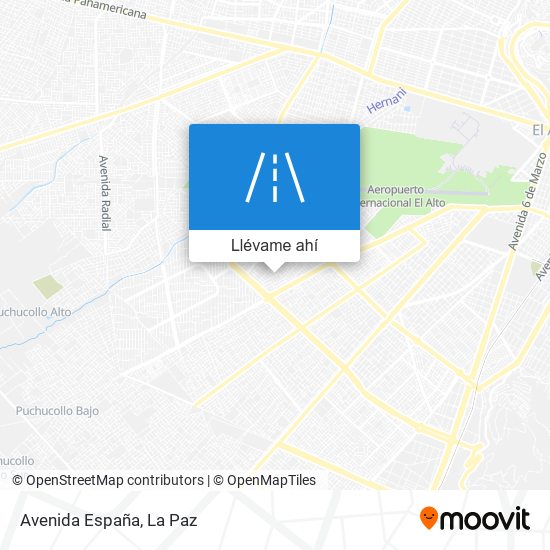 Mapa de Avenida España