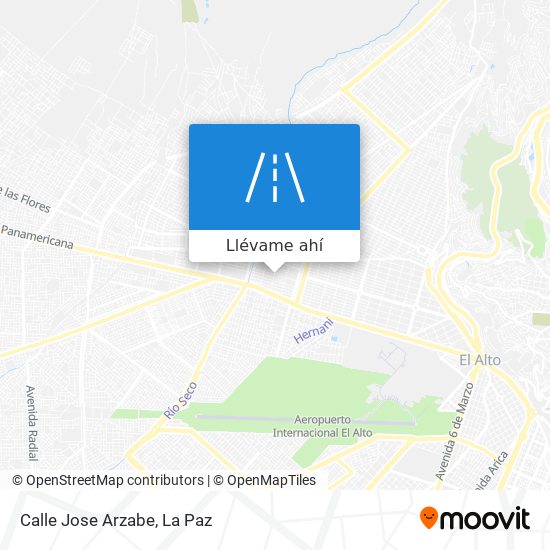 Mapa de Calle Jose Arzabe