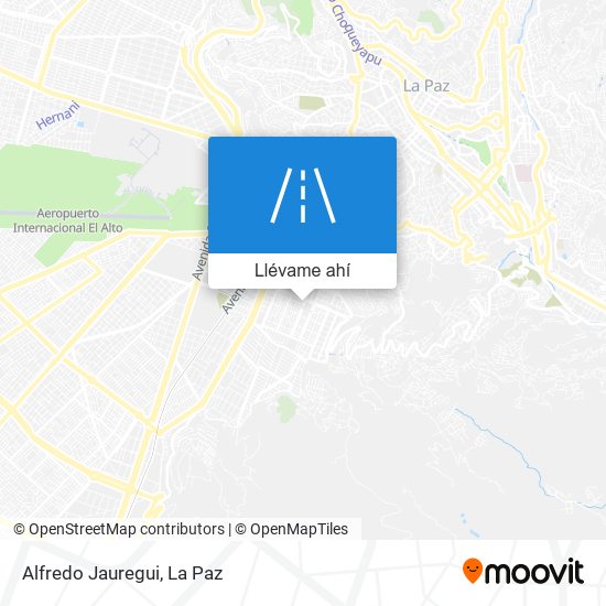 Mapa de Alfredo Jauregui