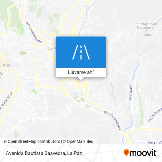 Mapa de Avenida Bautista Saavedra