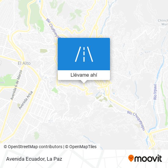 Mapa de Avenida Ecuador