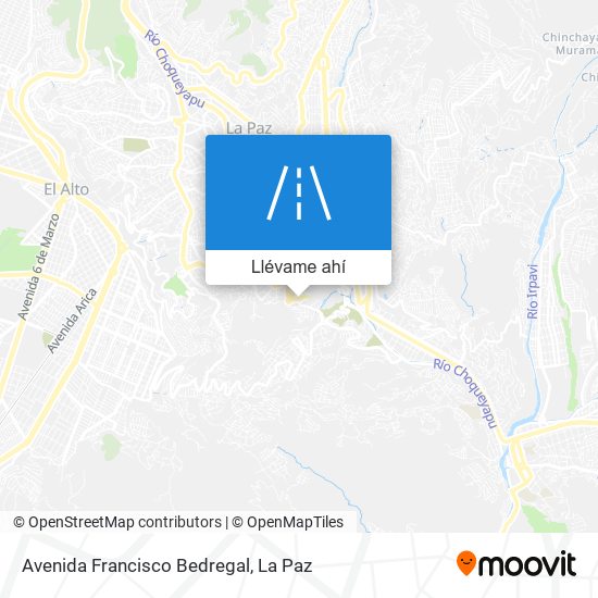 Mapa de Avenida Francisco Bedregal