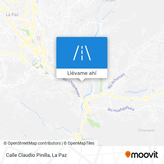 Mapa de Calle Claudio Pinilla