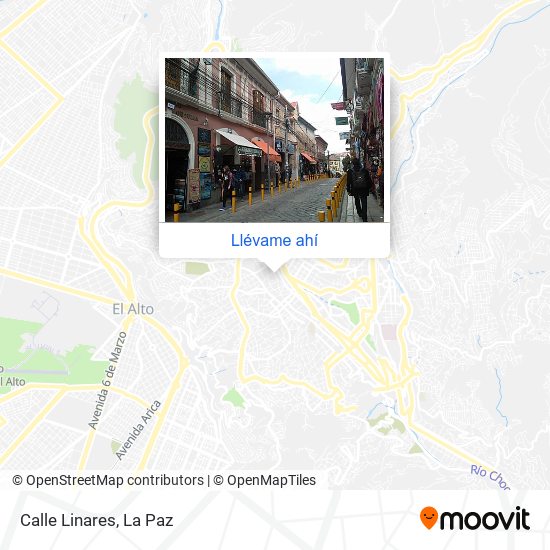 Mapa de Calle Linares