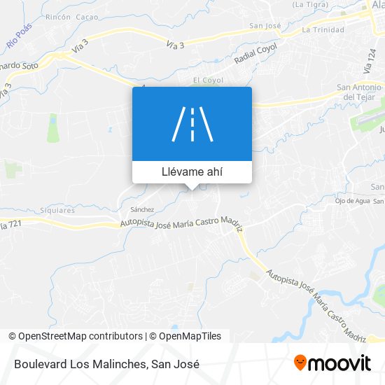 Mapa de Boulevard Los Malinches