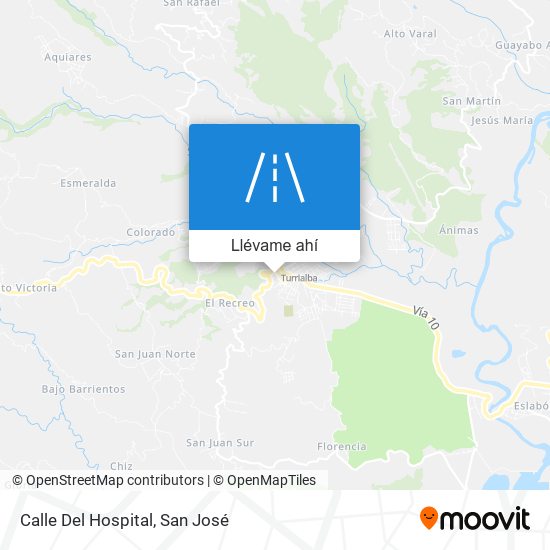 Mapa de Calle Del Hospital