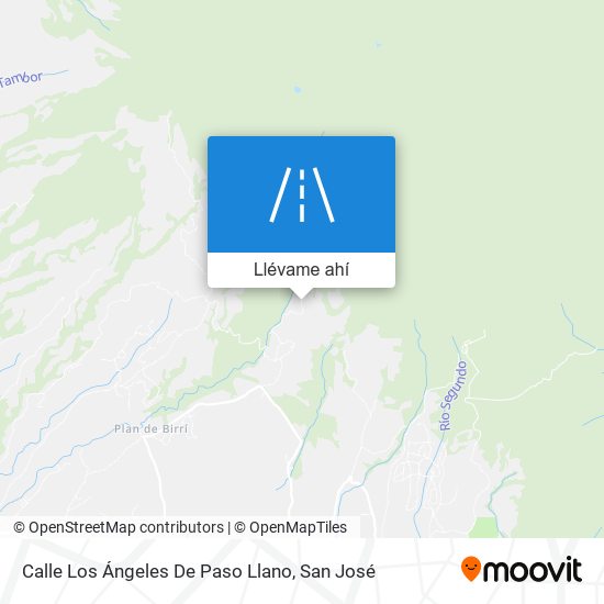 Mapa de Calle Los Ángeles De Paso Llano