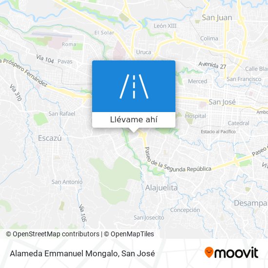 Mapa de Alameda Emmanuel Mongalo