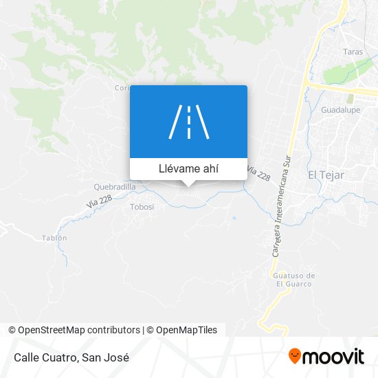 Mapa de Calle Cuatro