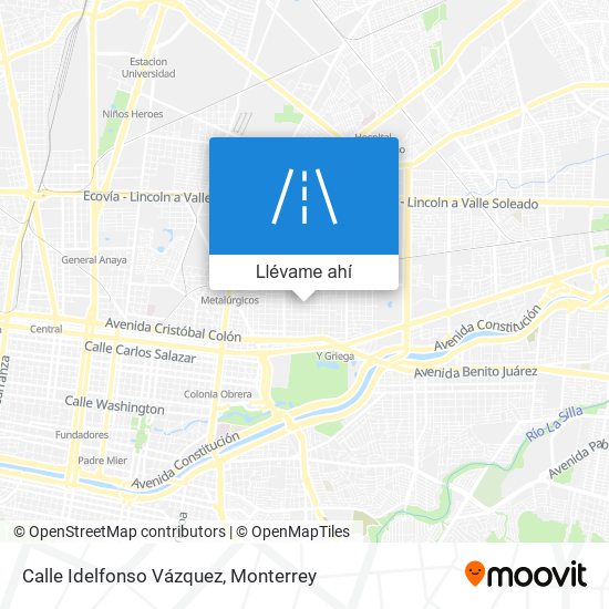 Mapa de Calle Idelfonso Vázquez