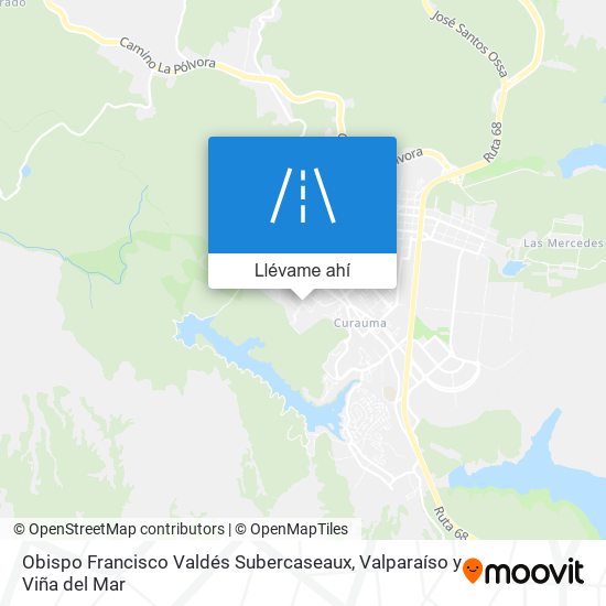 Mapa de Obispo Francisco Valdés Subercaseaux