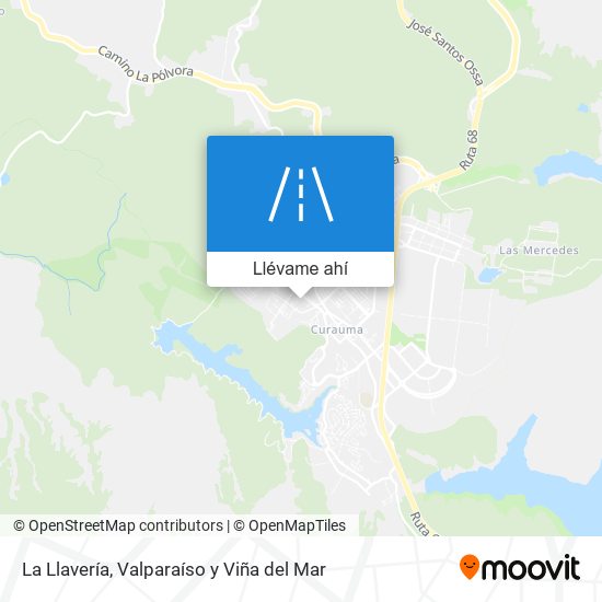 Mapa de La Llavería