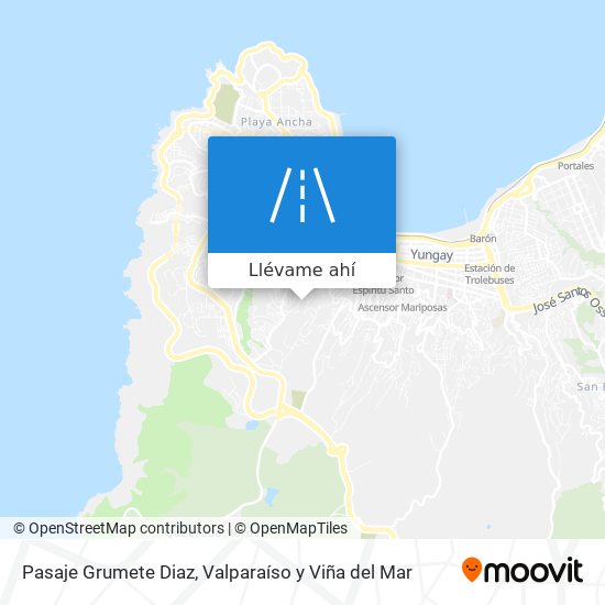 Mapa de Pasaje Grumete Diaz