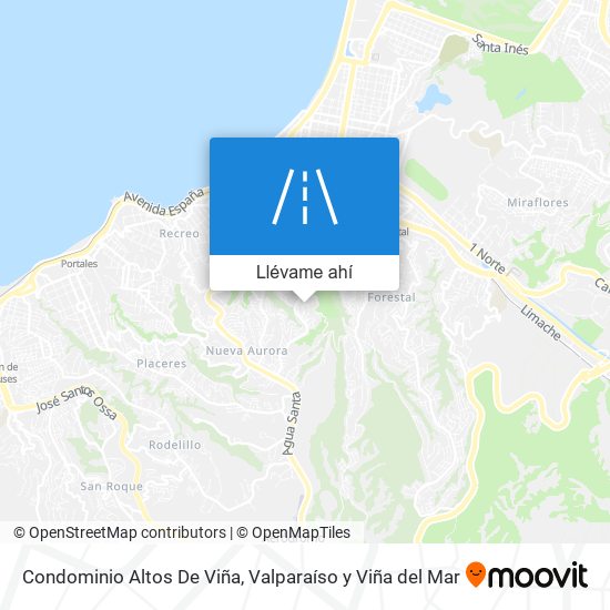 Mapa de Condominio Altos De Viña