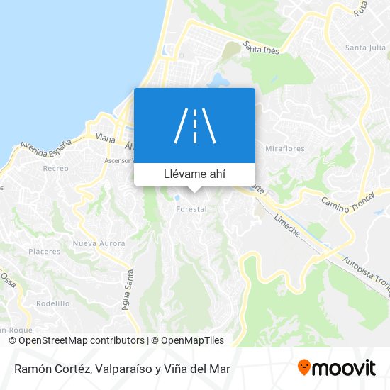 Mapa de Ramón Cortéz