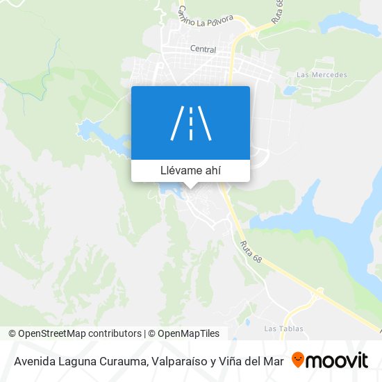 Mapa de Avenida Laguna Curauma