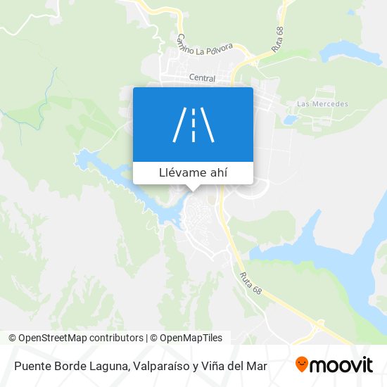 Mapa de Puente Borde Laguna