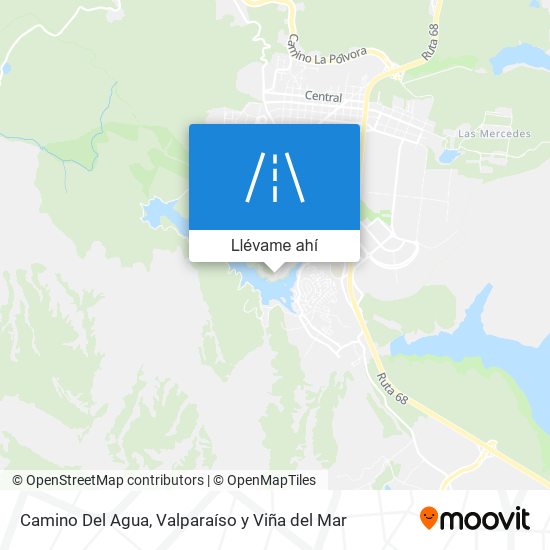 Mapa de Camino Del Agua