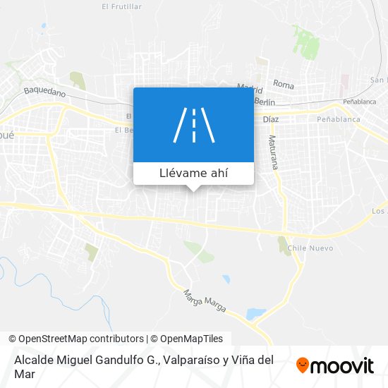 Mapa de Alcalde Miguel Gandulfo G.